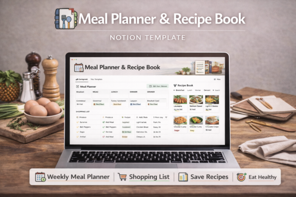 Meal Planner & Recipe Book